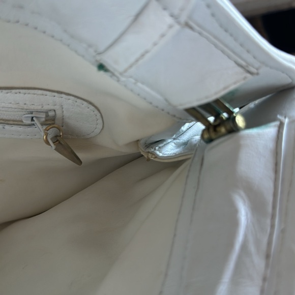 VINTAGE VIVA OF CALIFORNIA LAMBSKIN SNAKESKIN BAG - Picture 9 of 10